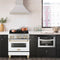 Autograph Edition 30 In. Satin Stainless Steel Wall Mount Range Hood With Polished Gold Handle