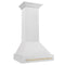 Autograph Edition 30 In. Satin Stainless Steel Wall Mount Range Hood With Polished Gold Handle