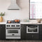 Autograph Edition 30 In. Satin Stainless Steel Wall Mount Range Hood With Matte Black Handle