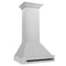 Autograph Edition 30 In. Satin Stainless Steel Wall Mount Range Hood With Matte Black Handle