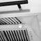 Autograph Edition 30 In. Satin Stainless Steel Wall Mount Range Hood With White Matte Shell And Matte Black Handle