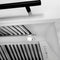 Autograph Edition 36 In. Satin Stainless Steel Wall Mount Range Hood With White Matte Shell And Matte Black Handle