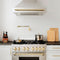 Autograph Edition 36 In. Stainless Steel Range Hood With Stainless Steel Shell And Polished Gold Handle
