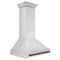 Autograph Edition 36 In. Stainless Steel Range Hood With Stainless Steel Shell And Matte Black Handle