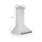 Autograph Edition 36 In. Stainless Steel Range Hood With Stainless Steel Shell And Matte Black Handle