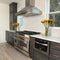 Autograph Edition 48 In. Stainless Steel Range Hood With Stainless Steel Shell And Champagne Bronze Handle