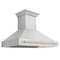 Autograph Edition 48 In. Stainless Steel Range Hood With Stainless Steel Shell And Polished Gold Handle