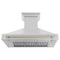 Autograph Edition 48 In. Stainless Steel Range Hood With Stainless Steel Shell And Polished Gold Handle