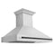 Autograph Edition 48 In. Stainless Steel Range Hood With Stainless Steel Shell And Matte Black Handle