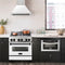 Autograph Edition 30 In. Stainless Steel Range Hood With White Matte Shell And Matte Black Handle
