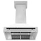 Autograph Edition 36 In. Stainless Steel Range Hood With White Matte Shell And Matte Black Handle