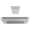 Autograph Edition 48 In. Stainless Steel Range Hood With White Matte Shell And Matte Black Handle