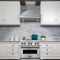 30 In. Designer Series Ducted Wall Mount Range Hood In Satin Stainless Steel