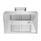 48 In. Designer Series Wall Mount Range Hood In Satin Stainless Steel