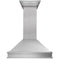 48 In. Designer Series Wall Mount Range Hood In Satin Stainless Steel