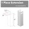 61" Chimney Extension for Ceilings up to 12.5 ft.