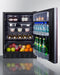 SUMMIT FF6BK2SSIFADA 24" Wide All-refrigerator, ADA Compliant (panel Not Included)