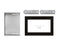 FRIGIDAIRE FMTK2727AB Frigidaire 27" Black Microwave Trim Kit