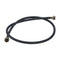 5' Black Rubber Washer Fill Hoses rated 1000 PSI with 2 female connections - 24 Pack