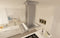 Convertible Vent Island Mount Range Hood & Glass - 30 Inch