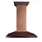 30 in. Designer Series Hand Hammered Copper Convertible Vent Island Mount Range Hood