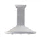48 In. Designer Series Satin Stainless Steel Convertible Vent Wall Mount Range Hood