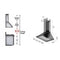 48 In. Designer Series Satin Stainless Steel Convertible Vent Wall Mount Range Hood