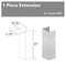 61" Chimney Extension for Ceilings up to 12.5 ft.