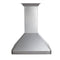 30 In. Ducted Wall Mount Range Hood In Satin Stainless Steel