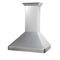 36 In. Ducted Wall Mount Range Hood In Satin Stainless Steel