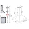 36 In. Ducted Wall Mount Range Hood In Satin Stainless Steel