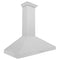 48 In. Ducted Wall Mount Range Hood In Satin Stainless Steel