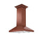 36 in. Designer Series Copper Island Mount Range Hood