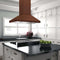36 in. Designer Series Copper Island Mount Range Hood
