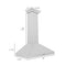 30 In. Convertible Vent Wall Mount Range Hood In Satin Stainless Steel