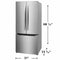 FRIGIDAIRE GRFN2023AF Frigidaire Gallery 20.0 Cu. Ft. Standard-Depth French Door Refrigerator