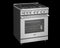 BEKO PRDF34552SS 30" Stainless Steel Pro-Style Dual Fuel Range