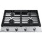 Samsung NA30R5310FS 30" Gas Cooktop w/ 4 Sealed Burners, Continuous Cast Iron Grates, Ready2Fit™, LP Conversion Kit, 45K BTU Output, ADA Compliant, Stainless Steel