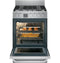 HAIER QGAS740RMSS 24" 2.9 Cu. Ft. Gas Free-Standing Range with Convection and Modular Backguard