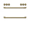 CAFE CXFCGHKPMCG Café(TM) Handle Kit - Range Brushed Brass