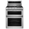 KITCHENAID KFGD500ESS 30-Inch 5 Burner Gas Double Oven Convection Range - Stainless Steel