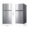 MIDEA MRT14D2BST Midea Energy Star Certified 14 Cu. Ft. Refrigerator with Glass Shelves - Stainless Steel