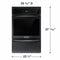 FRIGIDAIRE GCWG2438AB Frigidaire Gallery 24" Single Gas Wall Oven with Air Fry