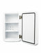 DANBY DBMR02624WD43 Danby 7.4L Mini Fridge with Mirror & Light in White