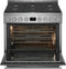 ELECTROLUX ECFG3668AS Electrolux 36" Front Control Freestanding Gas Range