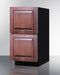 SUMMIT ASDR1524PNR 15" Wide 2-drawer All-refrigerator, ADA Compliant (panels Not Included)