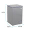 AVANTI CF35F0W Avanti Garage Ready Chest Freezer, 3.5 cu. ft.