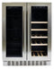 Dual Zone Beverage/Wine Center - A124DZ-S