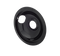 6" Black Porcelain Drip Pan