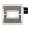 Flex Series 50 CFM Single Speed Ceiling Room Side Installation Bathroom Exhaust Fan with Light
